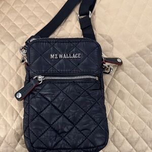 MZ Wallace Black Quilted Crossbody